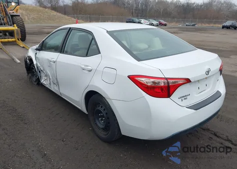 2018 Toyota Corolla Le из США, поврежденный, VIN 2T1BURHE4JC004478